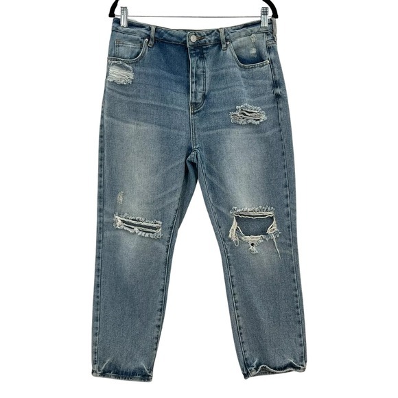 Pacsun Jeans Womens Size 30 Mom Button Fly Baggy Relaxed Loose‎ 90s Y2K Ripped - Picture 1 of 12
